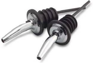 finality Stainless Steel Wine Pourer for Home bar and Restaurant Pack Of 2 Stainless Steel Bottle Stopper
