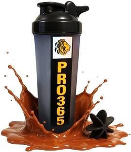 PRO365 Protein Shaker Bottle with Whisk Ball for Gym 700 ml Plastic Shaker