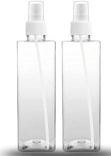 EverGlam Refillable Transparent Plastic Spray Bottle|Fine Mist Spray Bottle| 200ml 400 ml PET Spray Bottle