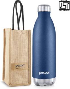pexpo 1800ml 24 Hrs Hot and Cold Water Bottle with Jute-bag Vacuum Insulated Electro 1750 ml Flask