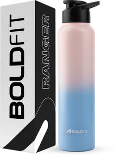 BOLDFIT 1000 ml Steel Shaker