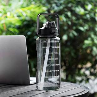 EXODUS HydroMax Inspire 2L Leakproof Motivational Sipper with Time Marker 2000 ml Bottle