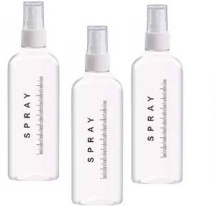 EverGlam New Pack 3pc Empty Spray Bottle 100 ml Each Bottle (Pack of 3) 300 ml Spray Bottle