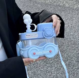 radhey preet Train Engine Shape Kids Bottle With 2 Different Outlet&Hanging Strip, RP1257(50) 530 ml Water Bottle