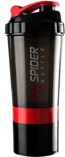 Fitnesstricks Gym Shaker Bottles 500 ml for Protein Shake 100% Leakproof 500 ml Shaker