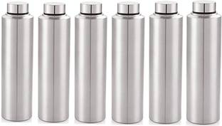 Silvester Stainless Steel Combo Water Refrigerator Single Wall Leakproof 1000 ml Bottle
