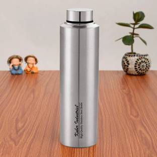 HOMESTIC by Kuber Industries Stainless Steel Fridge Water Bottle, 700 ML (Silver) 700 ml Bottle