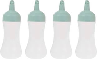 YELONA Plastic Ketchup Squeeze Bottle,Condiment Dispenser For Sauce Vinegar Oil Cruet 280 ml Bottle