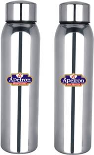 Apeiron Stainless Steel jointless Fridge Water Bottle Silver 930 ml Bottle