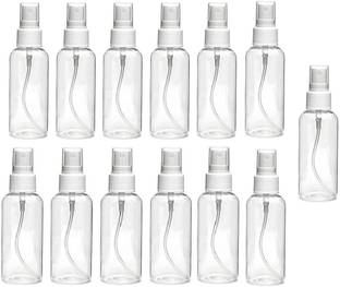 KITCHENGRAM Empty Spray Bottle, For Sanitizer - fogging - room spray, (13 Pcs) 100 ml Spray Bottle