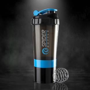 COOL INDIANS Amazing Gym Shaker Bottle for Protein Shake with 2 Storage Compartment 500 ml Shaker