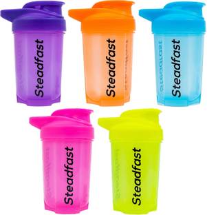 Steadfast NUTRITION Protein Shaker Blender Bottle with Blender Ball 2000 ml Plastic Shaker