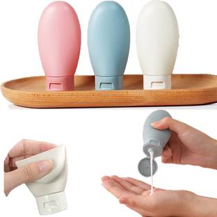 HELIMIX 3Pcs Toiletries Travel Bottles Set Travel Toiletry Kit