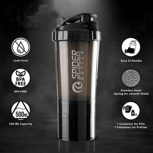 TRUE INDIAN 500 ml Plastic Shaker