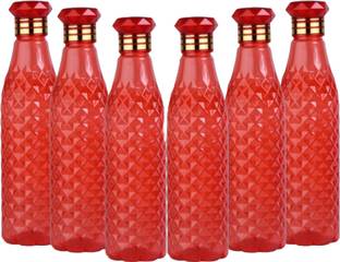Anzal Crystal Water Bottle for Fridge, Home Office Gym School Boy, Unbreakable Bottle 1000 ml Bottle