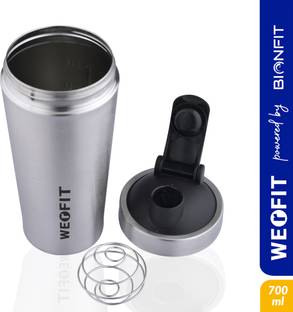WErFIT Stainless Gym Bottle for Protein Shake, Sports and Hiking Bottle 700 ml Shaker