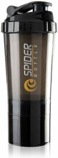 Bonalbo Sports & Gym Protein Shaker Bottle with 2 Storage Compartment 500 ml Shaker