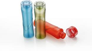 Analog Kitchenware Simple Shape Water Bottle School / College / Office / Fridge Bottle Set Of - 3 Pic 1000 ml Bottle