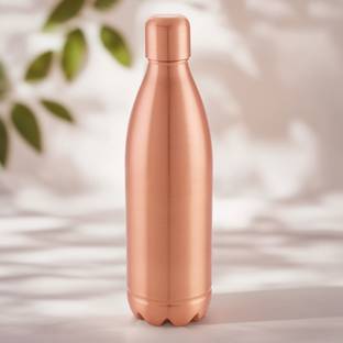 BOROSIL 1000ml Canvas 100% Pure Copper Leakproof Bottle for Home, School & Office 1000 ml Copper Bottle