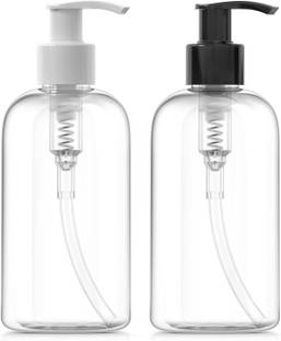 PHARCOS 2 PCS Refillable Shampoo and Conditioner Bottles with Pump 10oz (300ml). 300 ml Bottle