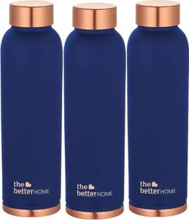 The Better Home 1000 Copper Water Bottle (950ml) | 100% Pure Copper Bottle | Rust & Leak Proof 950 ml Copper Bottle