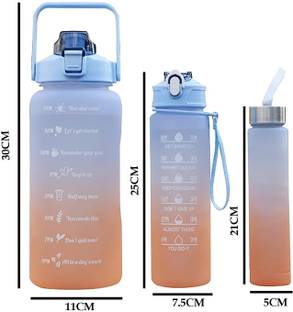 Virtuous Water Bottle Pack Of 3 3200 ml Water Bottles