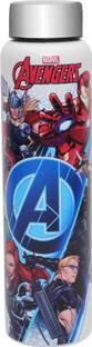 Jaypee Plus Stainless Steel Avengers Kids Water Bottle for School 980 ml Bottle