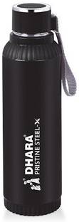 Dhara Stainless Steel Quench 900 Insulated Outer Plastic Inner Steel Water Bottle, 700 ml Steel Bottle