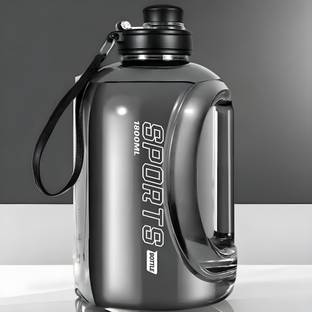 Bellveen Gallon Water Bottle Large Water Bottle with Portable Handle Big Water Jug 1800 ml