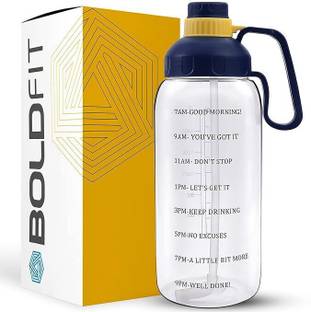 BOLDFIT Gallon Water Bottle Gallon Bottle Gym Water Bottle For Men & Women Sports Bottle 2000 ml Plastic Shaker