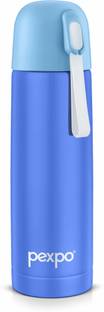 pexpo 24 Hrs Hot & Cold Vacuum Insulated Water Bottle, Stainless Steel, Figo 500 ml Flask