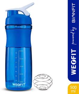 WErFIT 760ml Protein Shaker Water Bottle with Mixing Ball, BPA-Free & Flip-Top Lid 760 ml Shaker