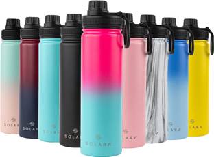 Solara Vacuum Insulated for Hot and Cold, Office, Gym, Travel, Sports, 650 ml Steel Flask