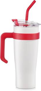 papita Tumbler with Handle and Straw Lid Double Insulated Cup 1200 ml Sipper