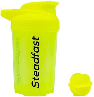 Steadfast NUTRITION Protein Shaker Blender Bottle with Blender Ball 400 ml Plastic Shaker