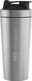 MUSCLEBLAZE Silver Steel Pro Shaker 750 ml Shaker