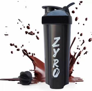 ZYRO Way to Fitness Classic Bottle Gym Shaker with Mixer Ball for Supplement, Sipper 750 ml Shaker