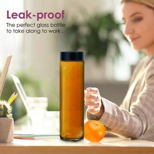 Uinque Buyer Water Bottles Black Plastic Lids-For Fridge,Juicing,Smoothies 750ml(Pack of 1) 750 ml Bottle