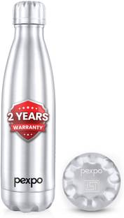 pexpo Electro 500, Hot&Cold ISI Certified Thermosteel Water Bottle, Leakproof 500 ml Flask