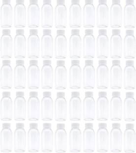 Prakash Empty White Plastic Bottles | Leakproof Sealable Cap Water Bottles for Daily Use 100 ml Bottle