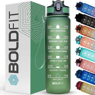 BOLDFIT Water Bottles Sipper Bottles For Men Women Kids Girls Sports Gym Water Bottle 1000 ml Shaker