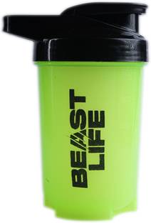BeastLife Plastic Shaker For Gym 100% Leak Proof BPA Free Bottle For All Workouts 500 ml Shaker