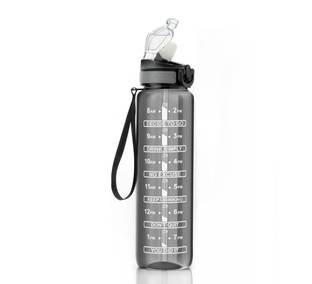 PAYABLE 1L Sipper Bottle with Motivational Time Marker For Gym Office With Reminder 1000 ml Shaker
