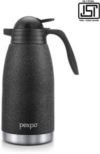 pexpo Stainless Steel Vacuum Insulated Cosmo Carafe, Hot and Cold Tea/Coffee 2000 ml Flask