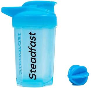 Steadfast NUTRITION Protein Shaker Blender Bottle with Blender Ball 400 ml Plastic Shaker