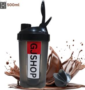 Fit Carve Protein Shaker Blender Bottle with Blender Ball 500 ml Shaker 500 ml Shaker