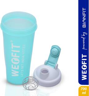 WErFIT Shaker Bottles For Protein Shake Gym Sipper Bottle for Men Women Boys Girls 700 ml Plastic Shaker