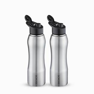 BOROSIL Grip N Sip Single Wall Bottle 750 ml Steel Bottle