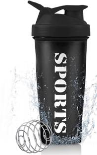 Dassio Sports Gym Shaker with Stainless Steel Mixer Ball for Protein Shakes 650 ml Shaker