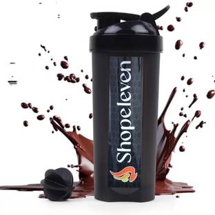 Shopeleven Plastic Gym Shaker With Mixer Ball | Shaker For Pre-Post Workout & Protein Shake 700 ml Shaker